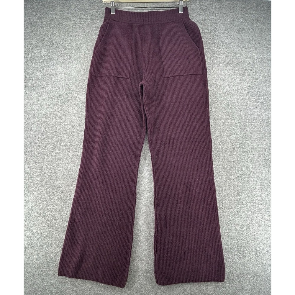 Athleta Felicity Cozy Pants Women Size Small Burgundy Casual NEW
